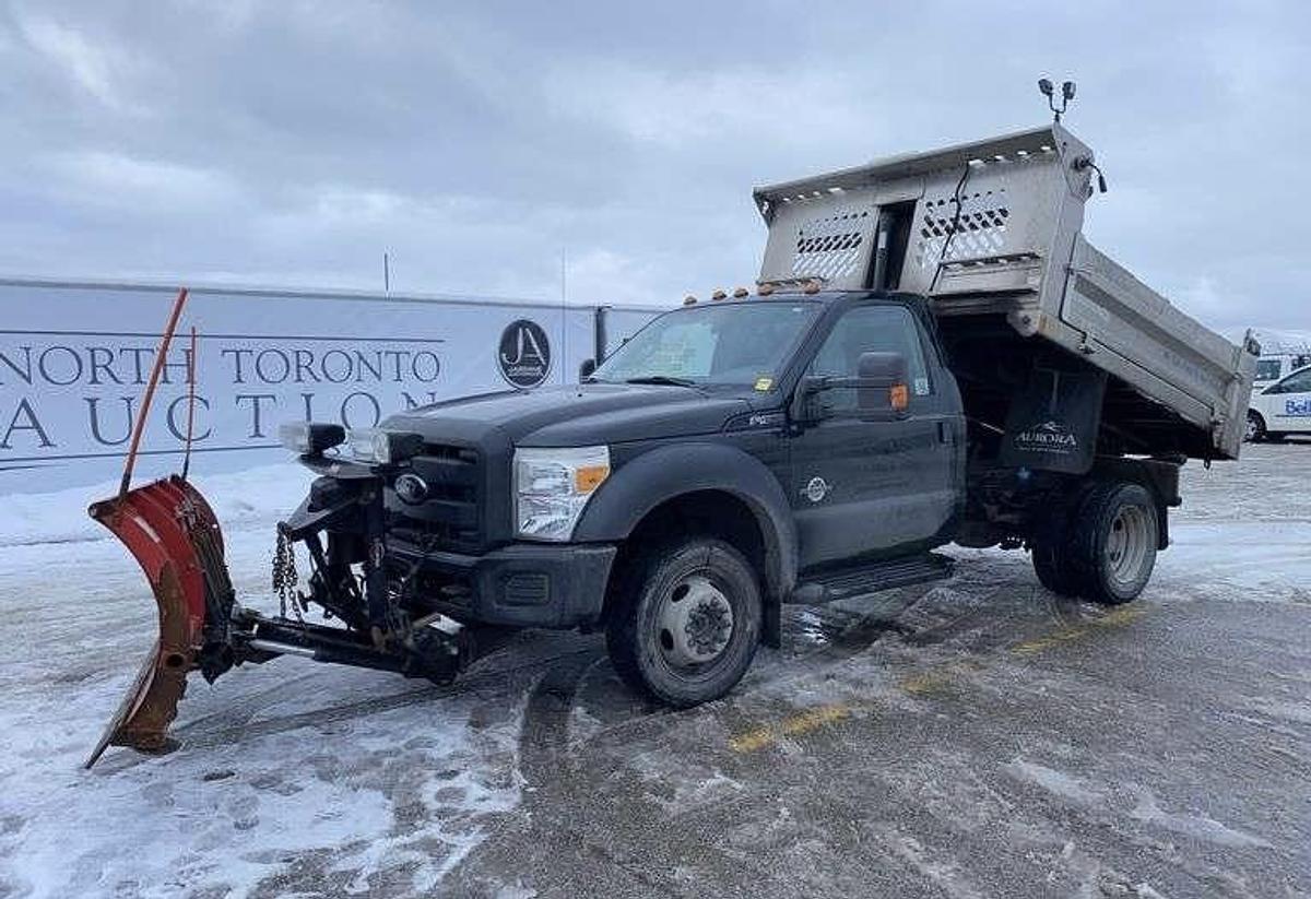 Used 2015 Ford F-450 Super Duty S/A Plow Dump Truck 4X4