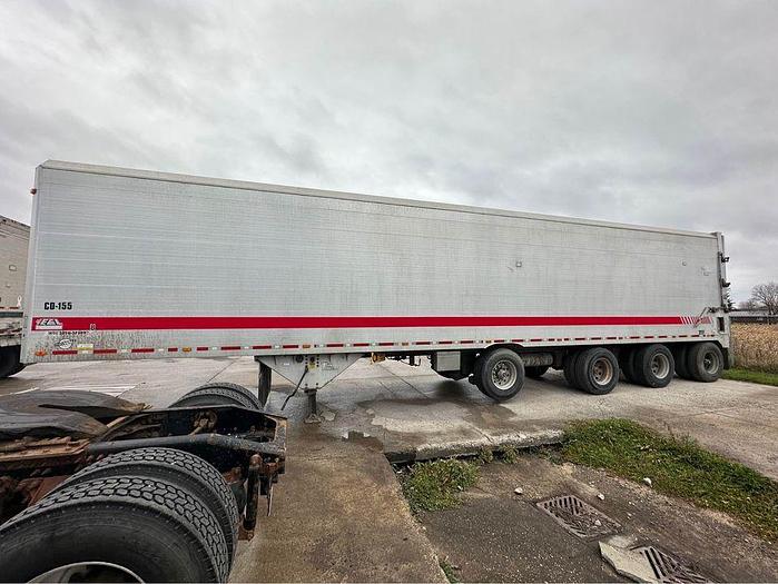 Used 2010 Titan 53 foot quad axle closed to Aluminum Live bottom