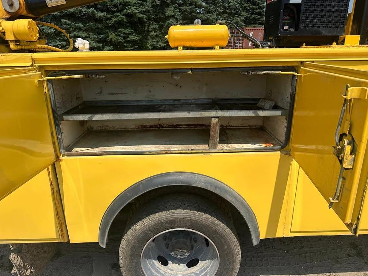 Used 2017 Ford F550 XL, 4 x 4 Service Truck crane generator, air compressor