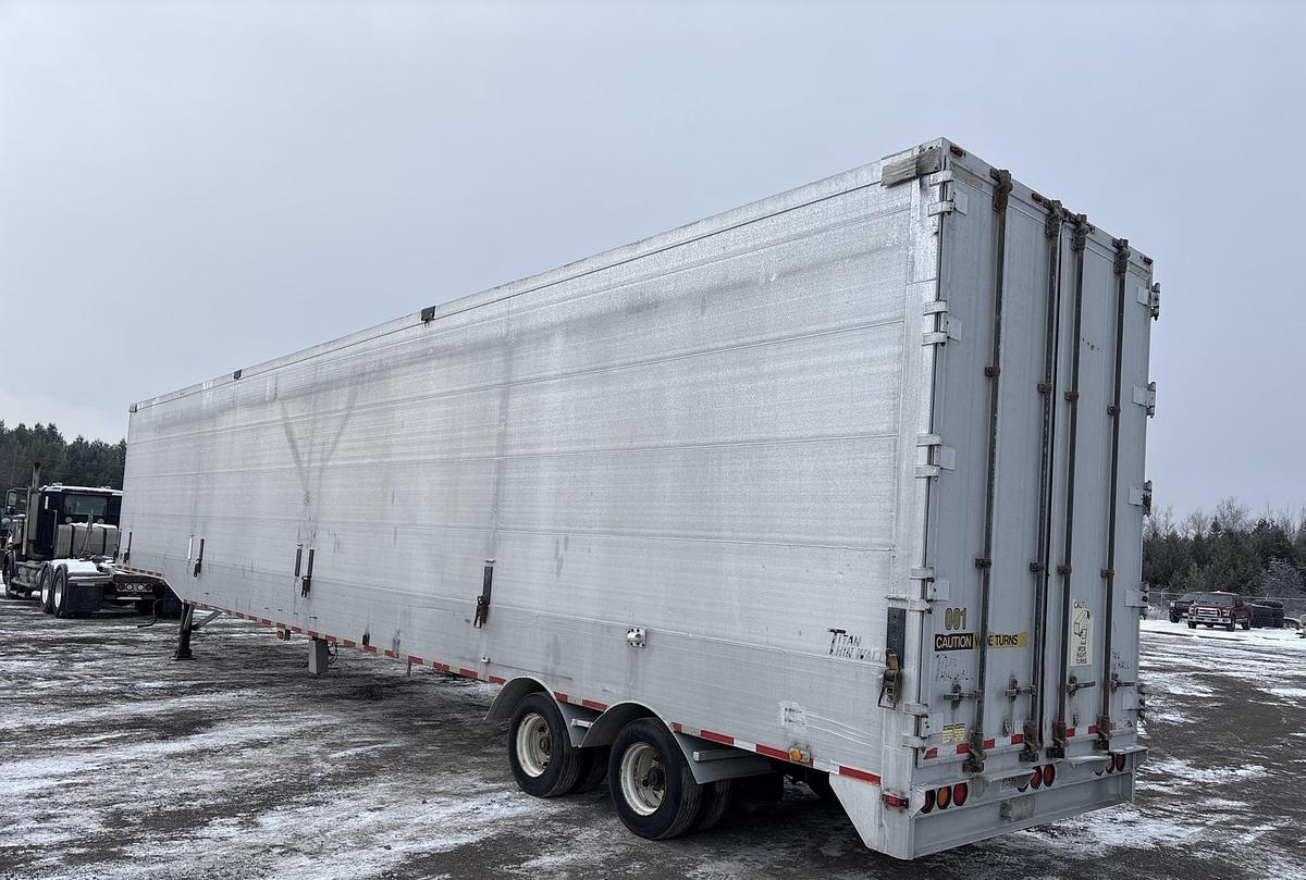 Used 2000 Titan 53 ft x 102 in T/A Moving Floor Open-Top Chip Trailer