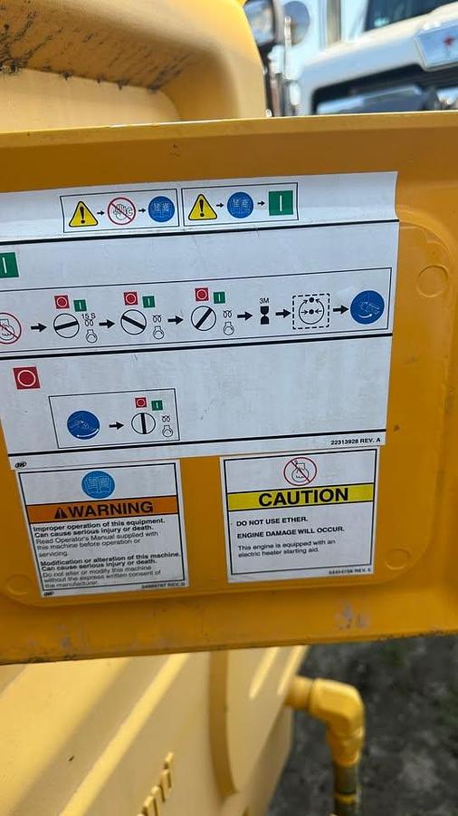 Used 2007 Ingersoll Rand p185wjd compressor