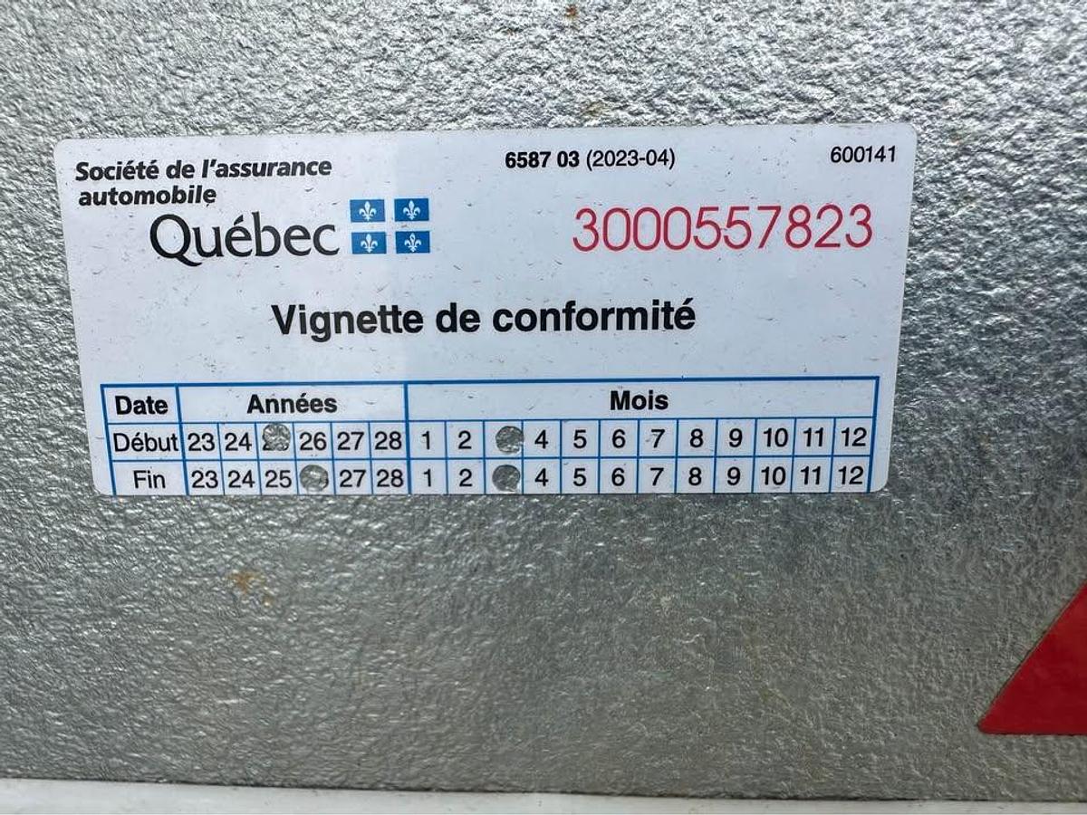 Used 2024 K-Trail Tag 30 36ft Tandem Axle equipment trailer galvanized fra