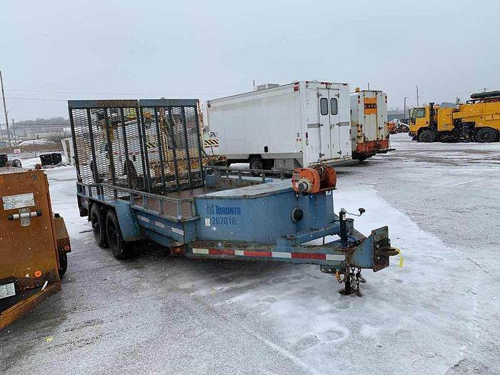 Used 2002 JC TRAILER 14X7 EQUIPMENT FLOAT