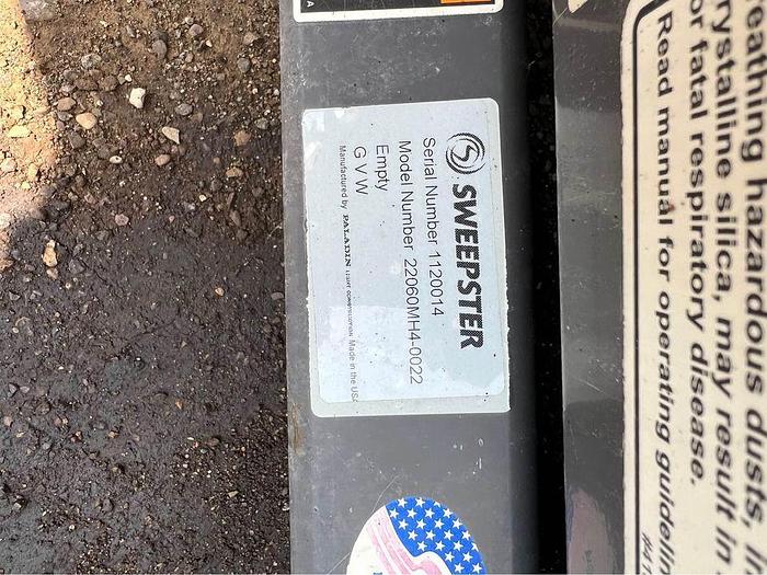 Used 2019 SWEEPSTER (MARKDALE) 60 INCH power angle, skid steer q/a