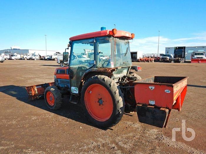 Used 2003 KUBOTA L4330D 4wd Utility Tractor PLOW/SANDER only $15,995