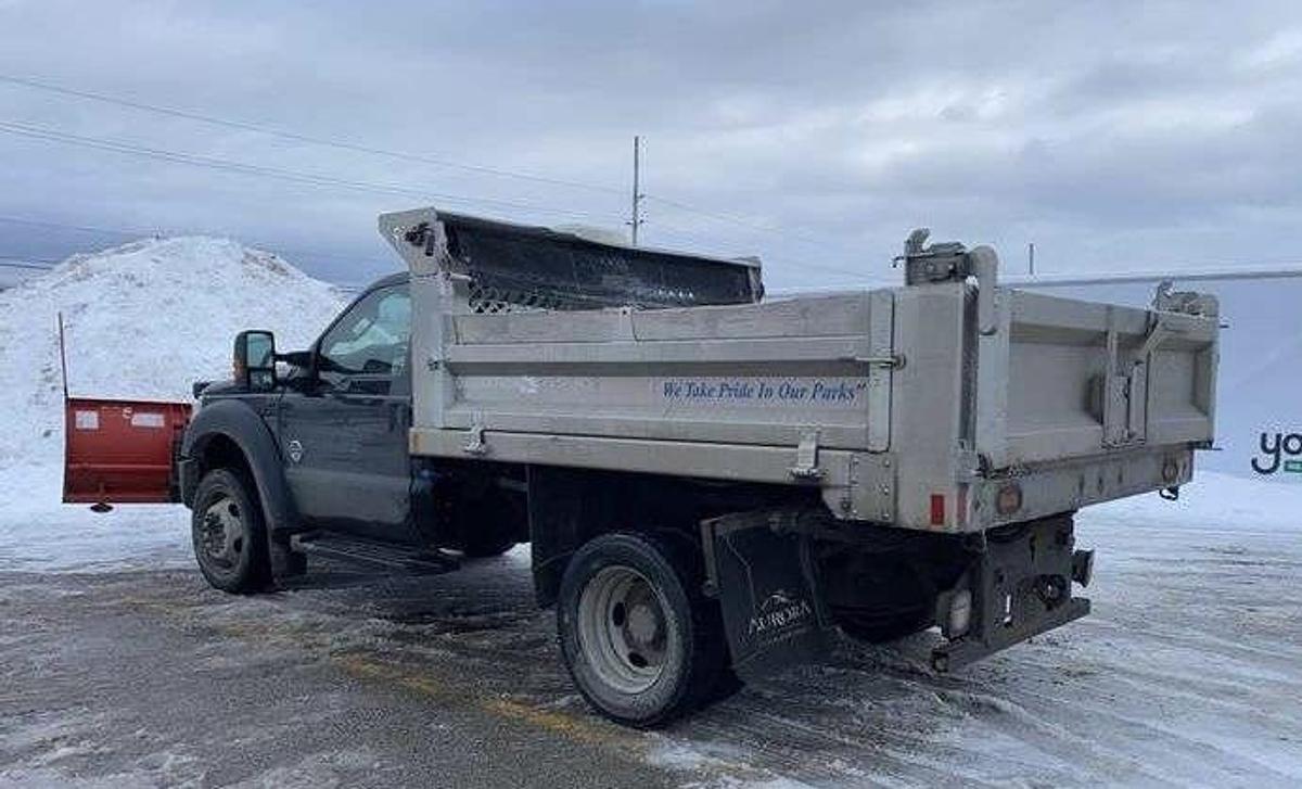 Used 2015 Ford F-450 Super Duty S/A Plow Dump Truck 4X4
