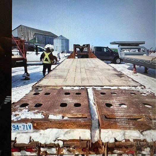 Used 2017 Big Tex 32 ft Flatbed, 23,900 LBS GooseNeck $19,995.