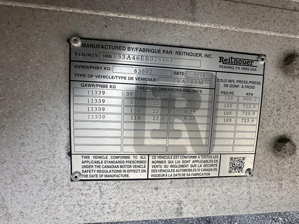 Used 2018 Reitnouer Bigger Bubba 53' Curtain Side