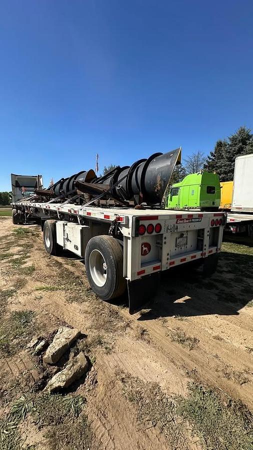 Used 2017 GREAT DANE 48 ft T/A Flatbed tr all alluminum trailer