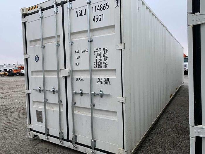Used 2022 40 FOOT SEACAN CONTAINER HIGH CUBE 9.5 feet tall.