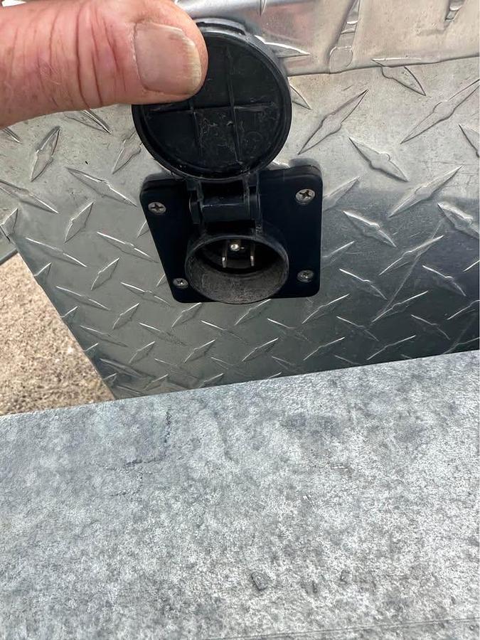 Used 2024 K-Trail Tag 30 36ft Tandem Axle equipment trailer galvanized fra