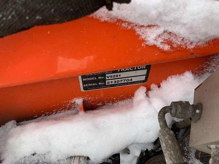 Used 2014 KUBOTA 6' V PLOW model v5291 ONLY $2,150. READY TO PLOW!!!