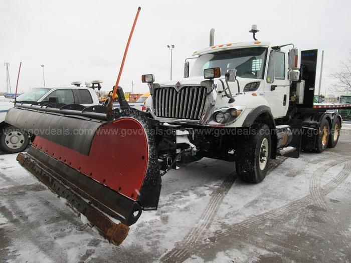 Used 2009 International 7400 Plow Truck w\Viking Flat Deck ONLY $134