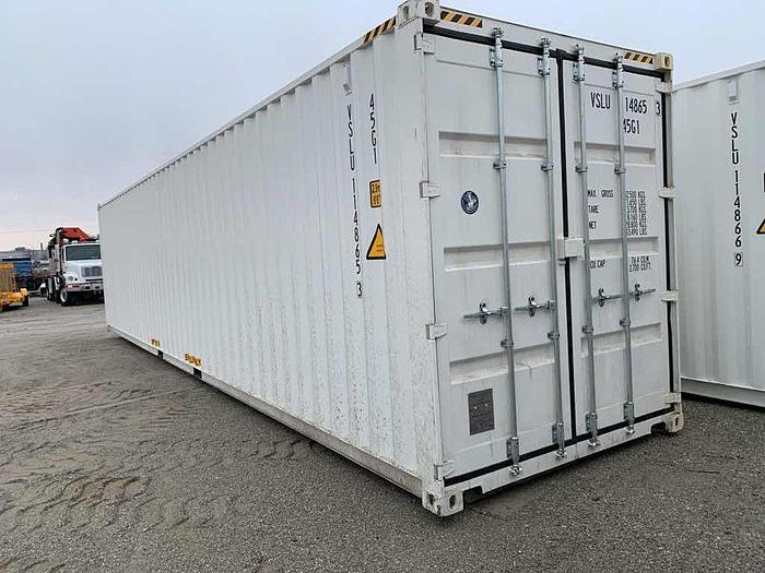 Used 2022 40 FOOT SEACAN CONTAINER HIGH CUBE 9.5 feet tall.