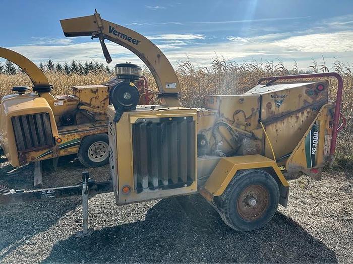 Used 2013 Vermeer BC1000XL Woodchippe 1368 hrs works perfect 1