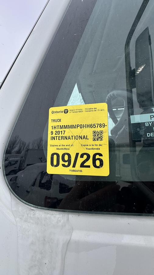 Used 2017 International 4300 box truck