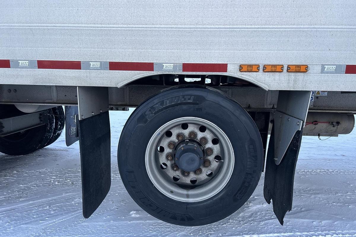 Used 2016 Titan 53 ft x 102 in Quad/A Moving Floor Open-Top Chip Trailer