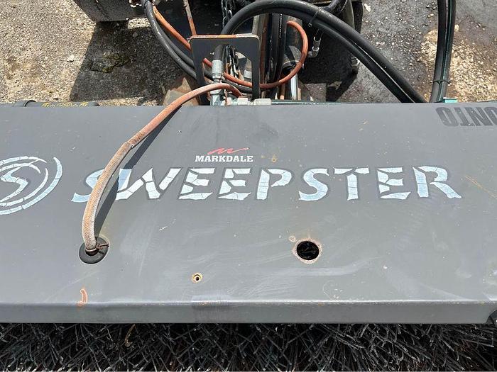 Used 2019 SWEEPSTER (MARKDALE) 60 INCH power angle, skid steer q/a