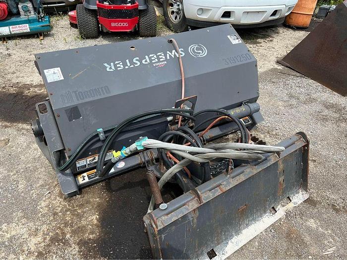 Used 2019 SWEEPSTER (MARKDALE) 60 INCH power angle, skid steer q/a