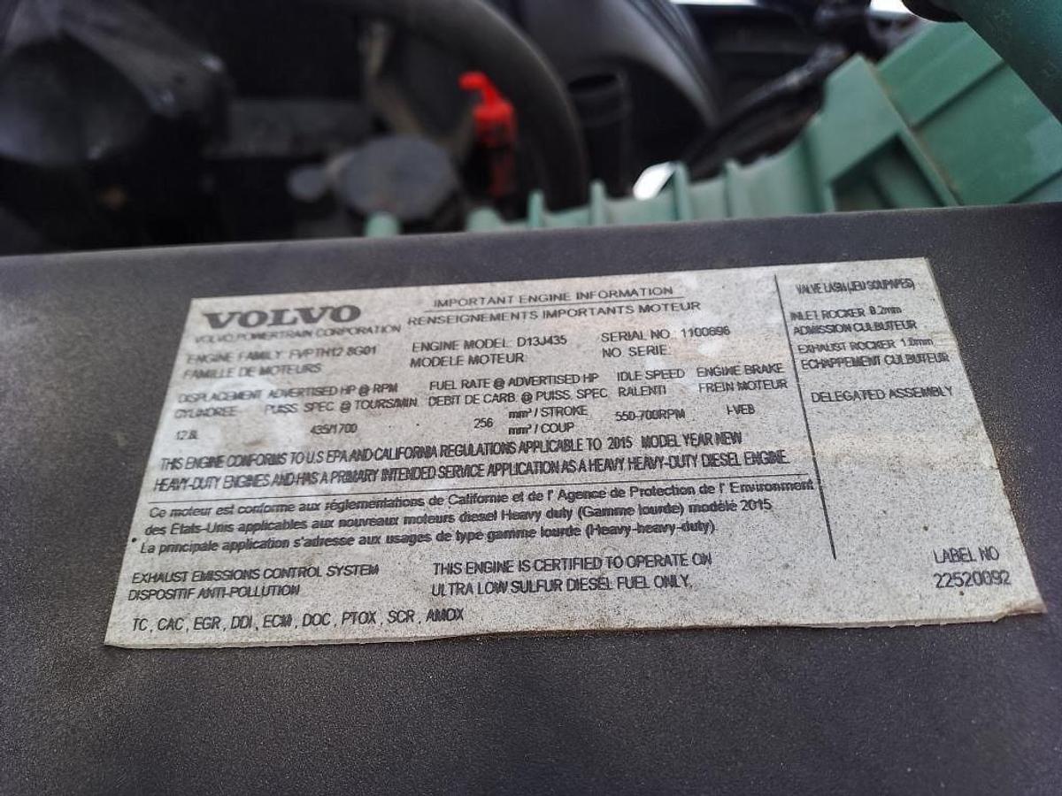 Used 2016 Volvo T/A Highway Tractor