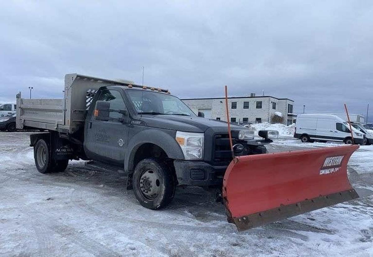 Used 2015 Ford F-450 Super Duty S/A Plow Dump Truck 4X4