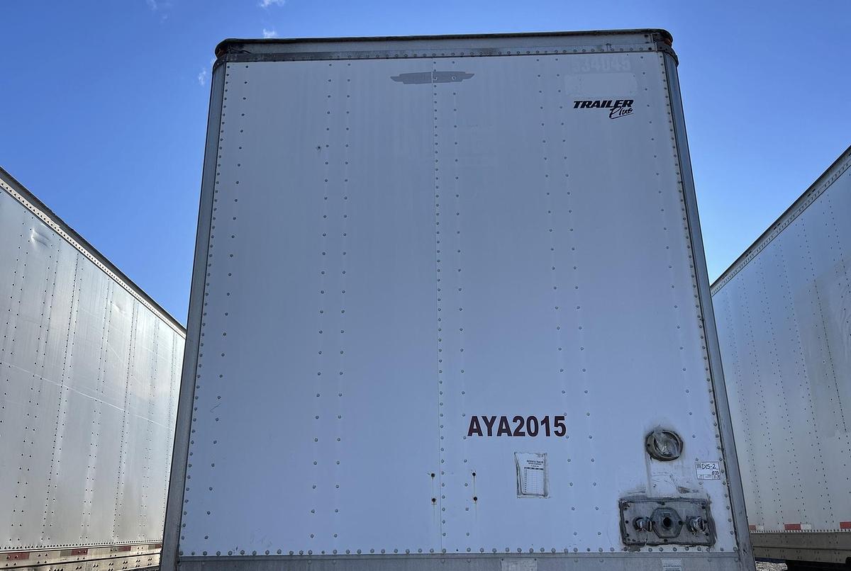 Used 2004 Trailmobile 53 ft x 102 in T/A Van Trailer