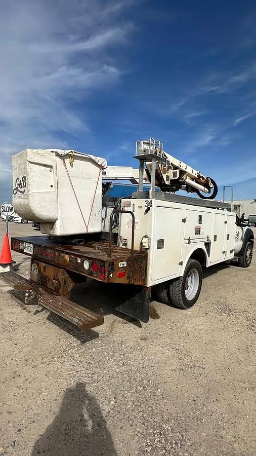 Used 2012 Ford F-550 XL 4x2 Bucket Truck altec at37-g 37 ft on