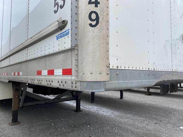 Used 2020 VANGUARD 53' Dry Van Plate Trailer