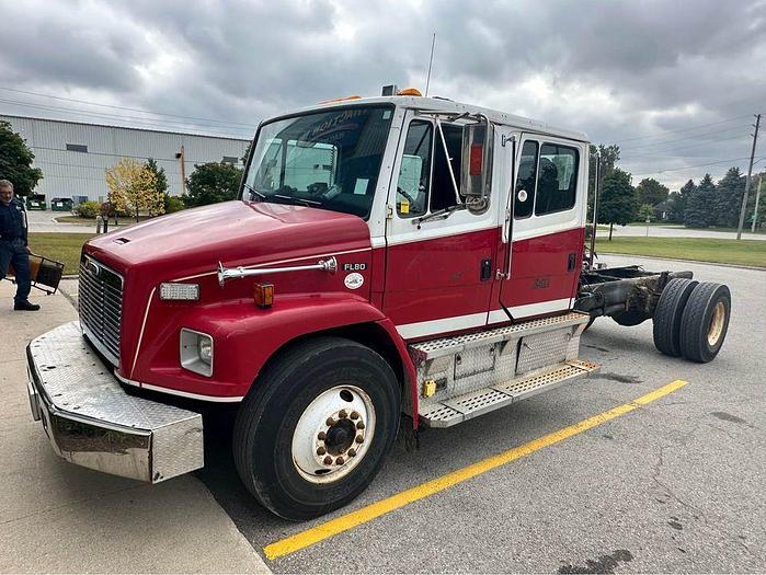 Used 2000 FREIGHTLINER FL80 CREW CAB MCV build dream truck