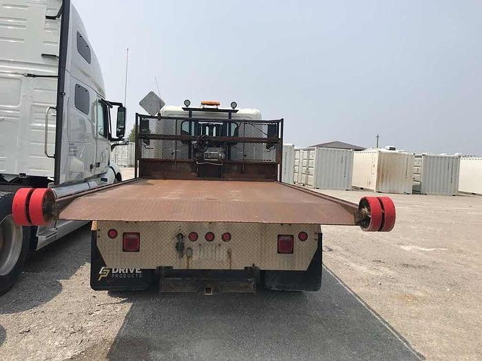 Used 2014 HINO 258 HOOKLIFT EQUIPMENT FLOAT TRUCK, BIN TRUCK,