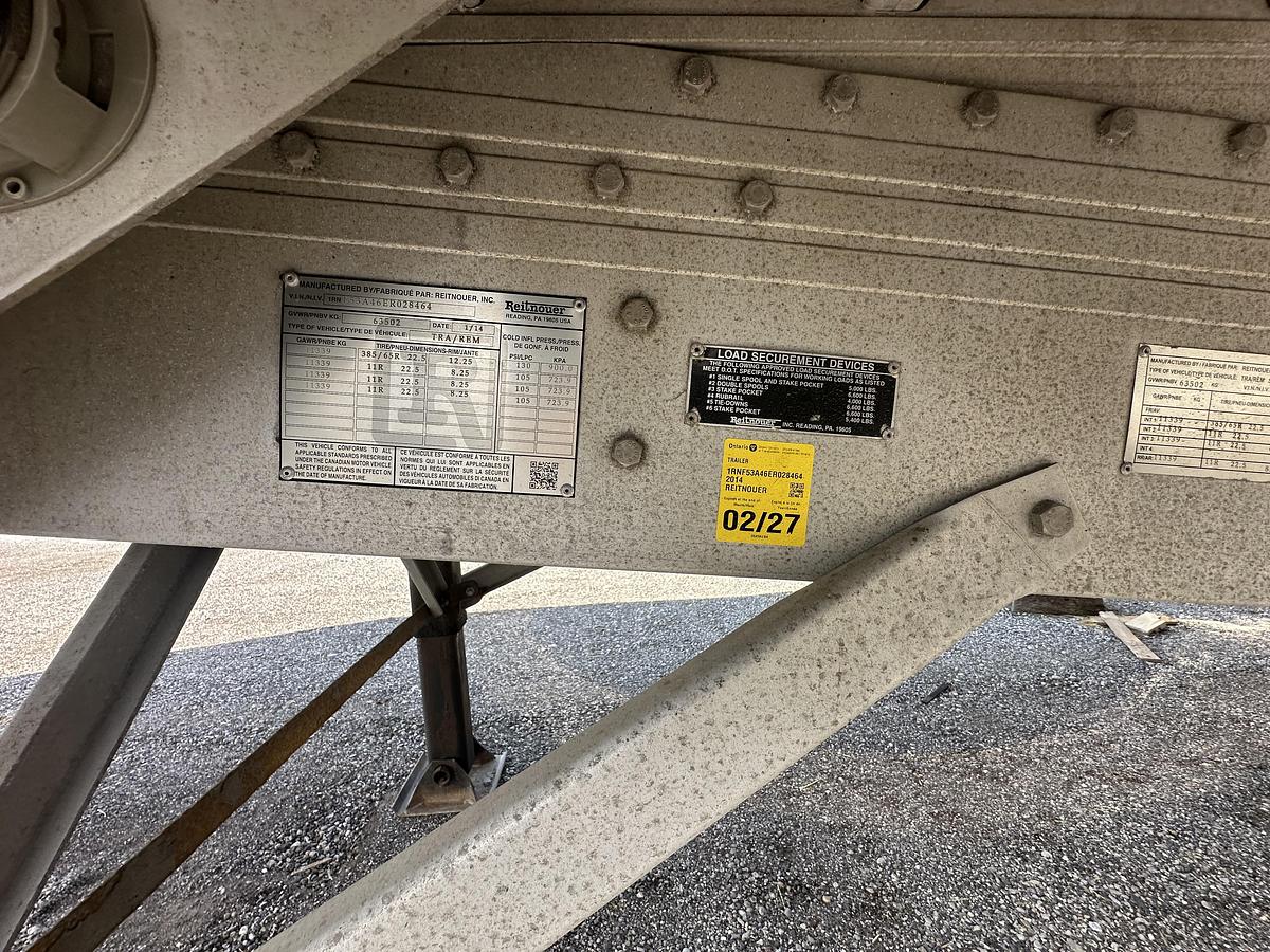 Used 2018 Reitnouer Bigger Bubba 53' Curtain Side