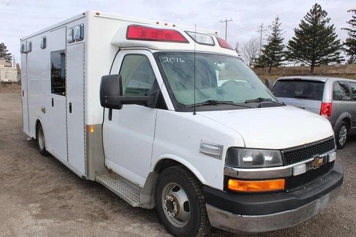 Used 2016 Chevrolet 3500 Ambulance Demers Box express diesel