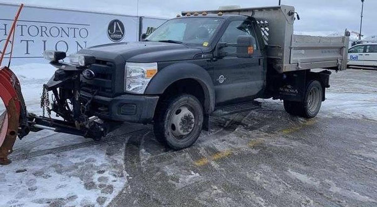 Used 2015 Ford F-450 Super Duty S/A Plow Dump Truck 4X4