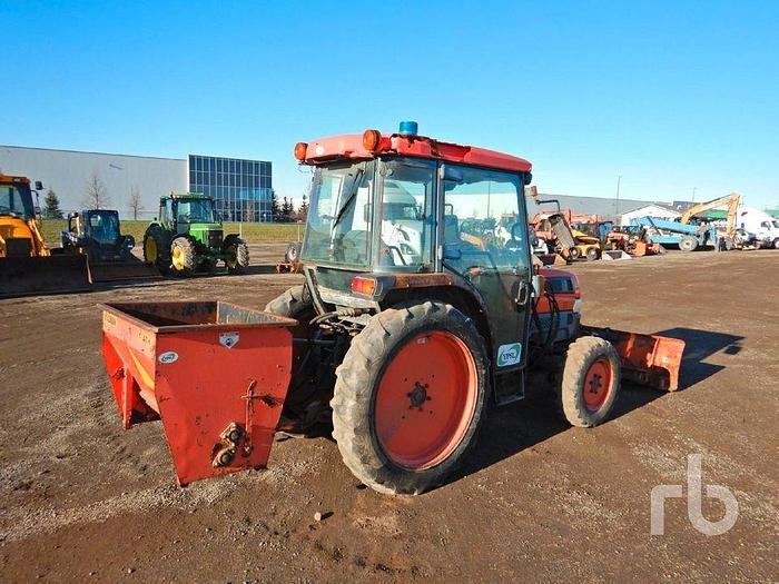 Used 2003 KUBOTA L4330D 4wd Utility Tractor PLOW/SANDER only $15,995