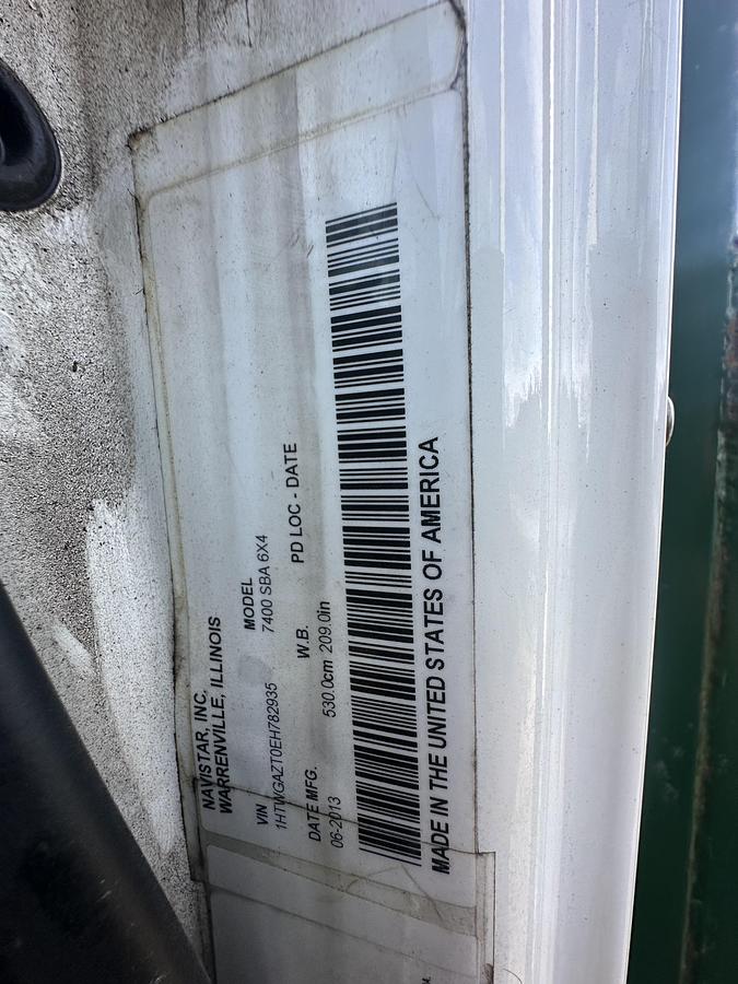 Used 2014 International 7400 Plow Truck