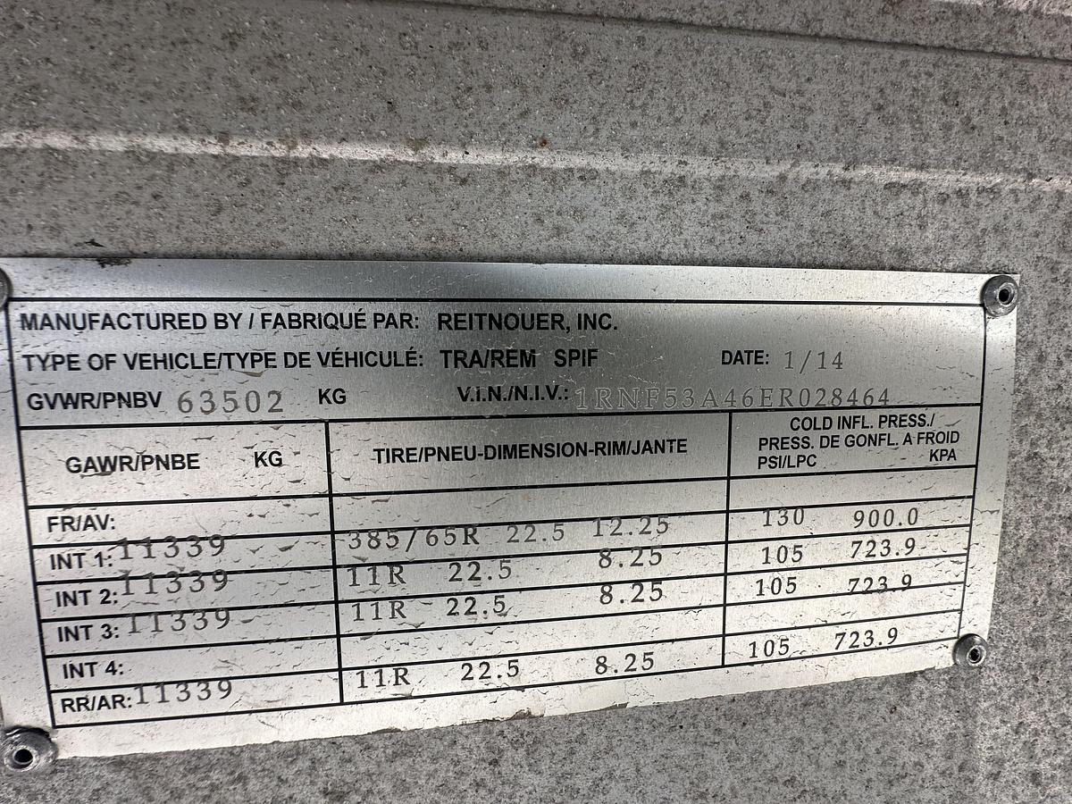 Used 2018 Reitnouer Bigger Bubba 53' Curtain Side