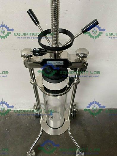 Used Millipore QuikScale 8.2 Liter Acrylic Chromatography Column on Wheels