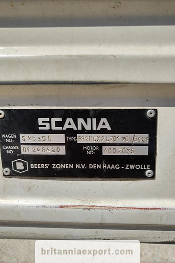 Used 1985 SCANIA P82 H 6X2 24 box lorry