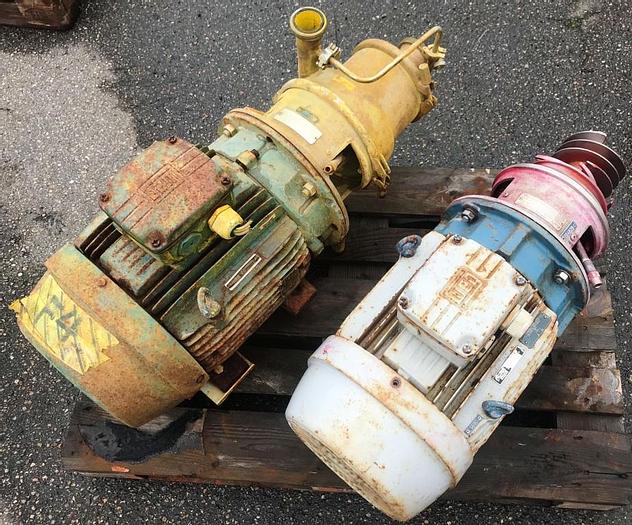 Used APV inducer centrifugal pumps, type Wi+