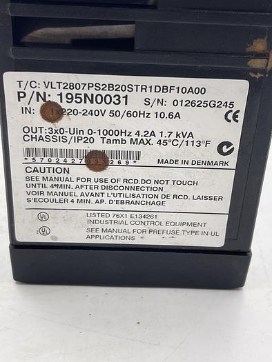Used Danfoss 195N0031