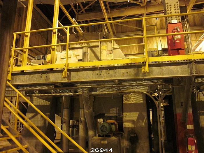 Used Impco  Impco Disc Filter, 12' Ft. Diameter By 24' Ft. Long,  20- Disc,  Stainless Steel Vat And Hood. #26944