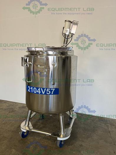 Used Precision Stainless  500 Liter  Jacketed Reactor  Mixing Tank w/ PharMix Agitator