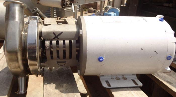 Used Pump, Centrif., 1 HP, S/st, 1.5" in/out, Ampco, Mdl AC114 #S743019