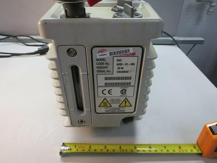 Used Edwards, RV3, Rotary Vane Vacuum Pump, 115/230 VAC, 50/60 HZ, 1 PH, NOT Tested