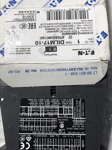 XTCE018C10TD. RDC24V) DILM17-10 (RDC24V)(MP)