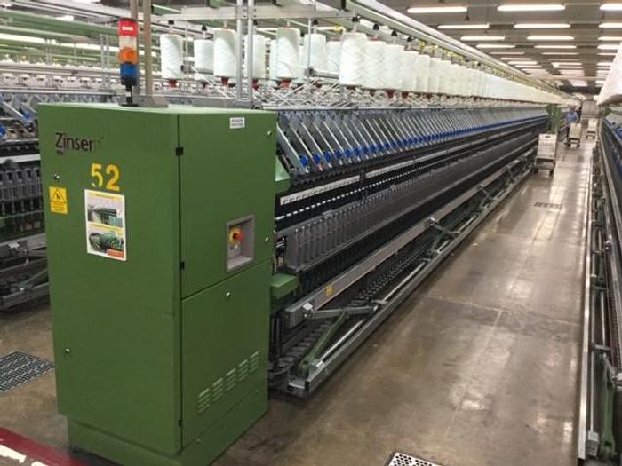 1999 Zinser Zinser RM450 worsted ring frames