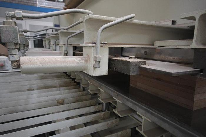 Usato 2007 Block board hot press OMC pressa per listellare OMC