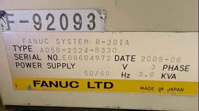 Used FANUC M20iA CNC 6 AXIS ROBOT WITH R30iA CONTROLLER