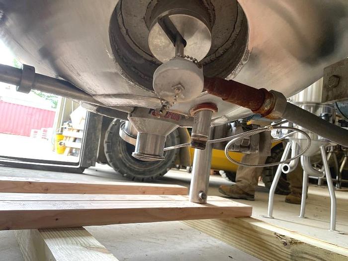 Used 60 GALLON LEE SINGLE MOTION SCRAPE AGITATED KETTLE - S/S - JACKETED