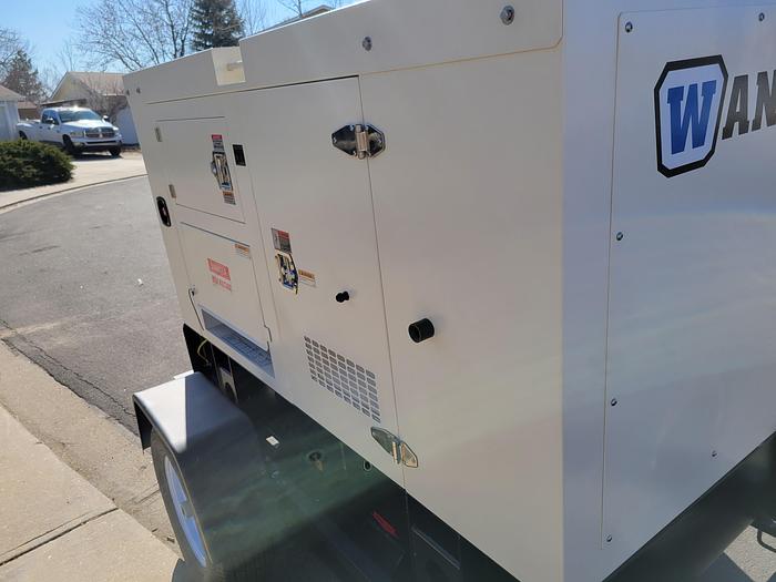 25kva Sound Enclosed Trailer Mounted Generator /New Warranty Tier 4 Final  New